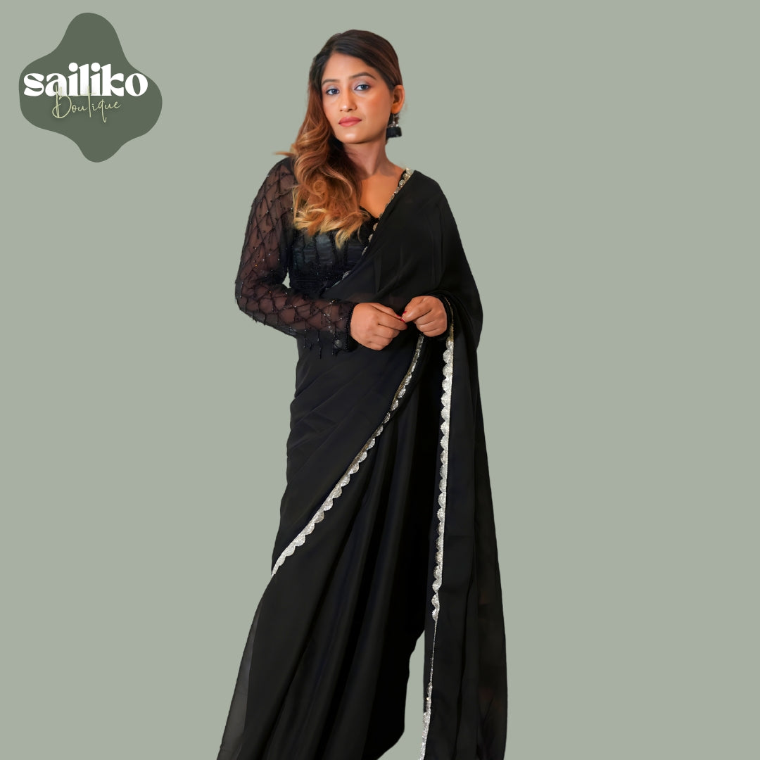 Georgette Saree with Luxury Blouse