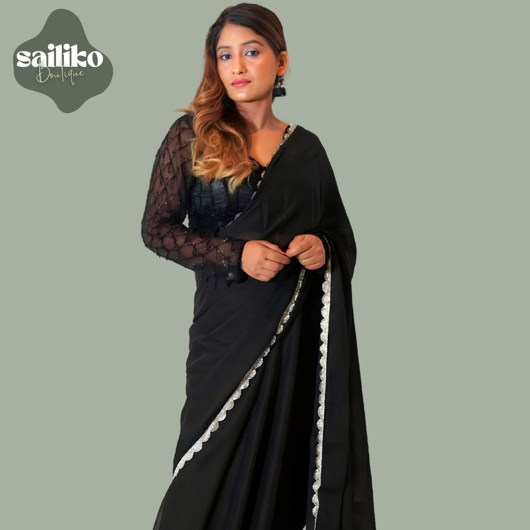 Georgette Saree with Luxury Blouse