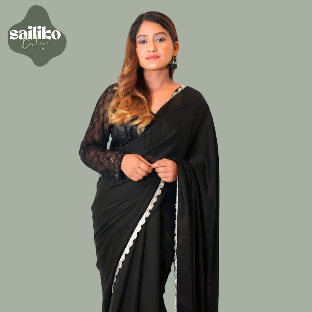 Georgette Saree with Luxury Blouse